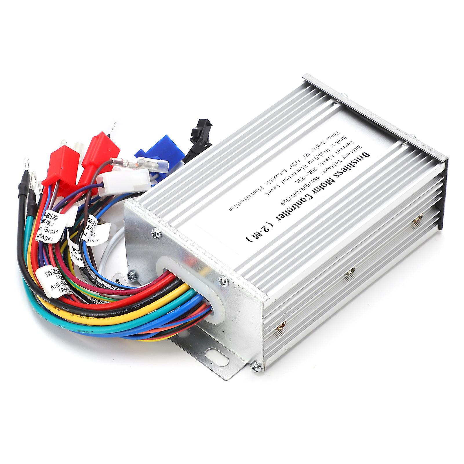 Electric Bicycle Controller 9 Tube Dual Mode Sine Wave Brushless Speed Motor Controller48v-72v