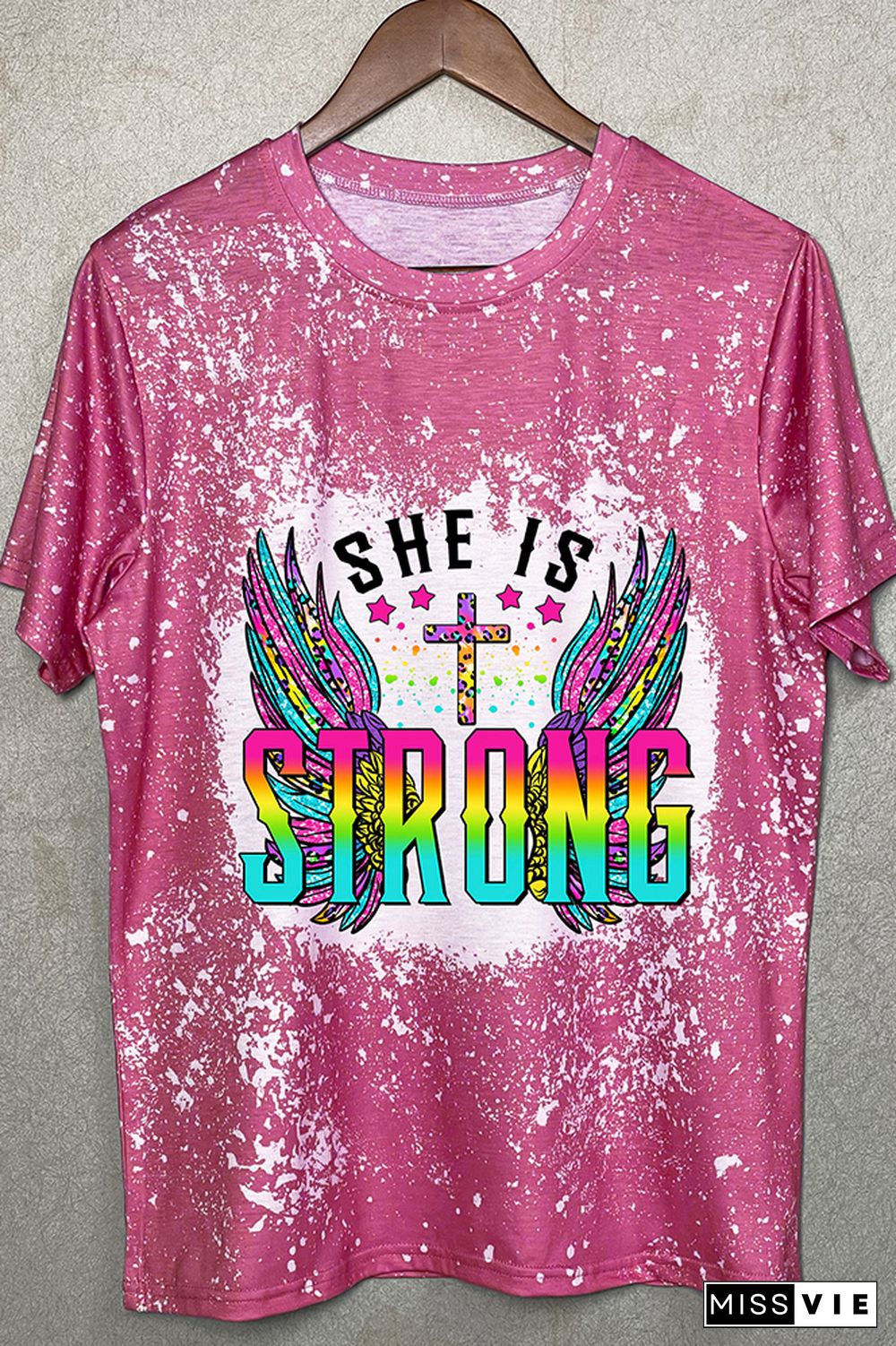 She Is Strong Graphic Tee Wholesale