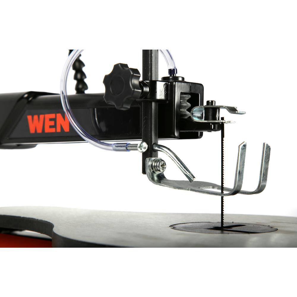 WEN 16 in. Variable Speed Scroll Saw with Easy-Access Blade Changes and Work Light 3923