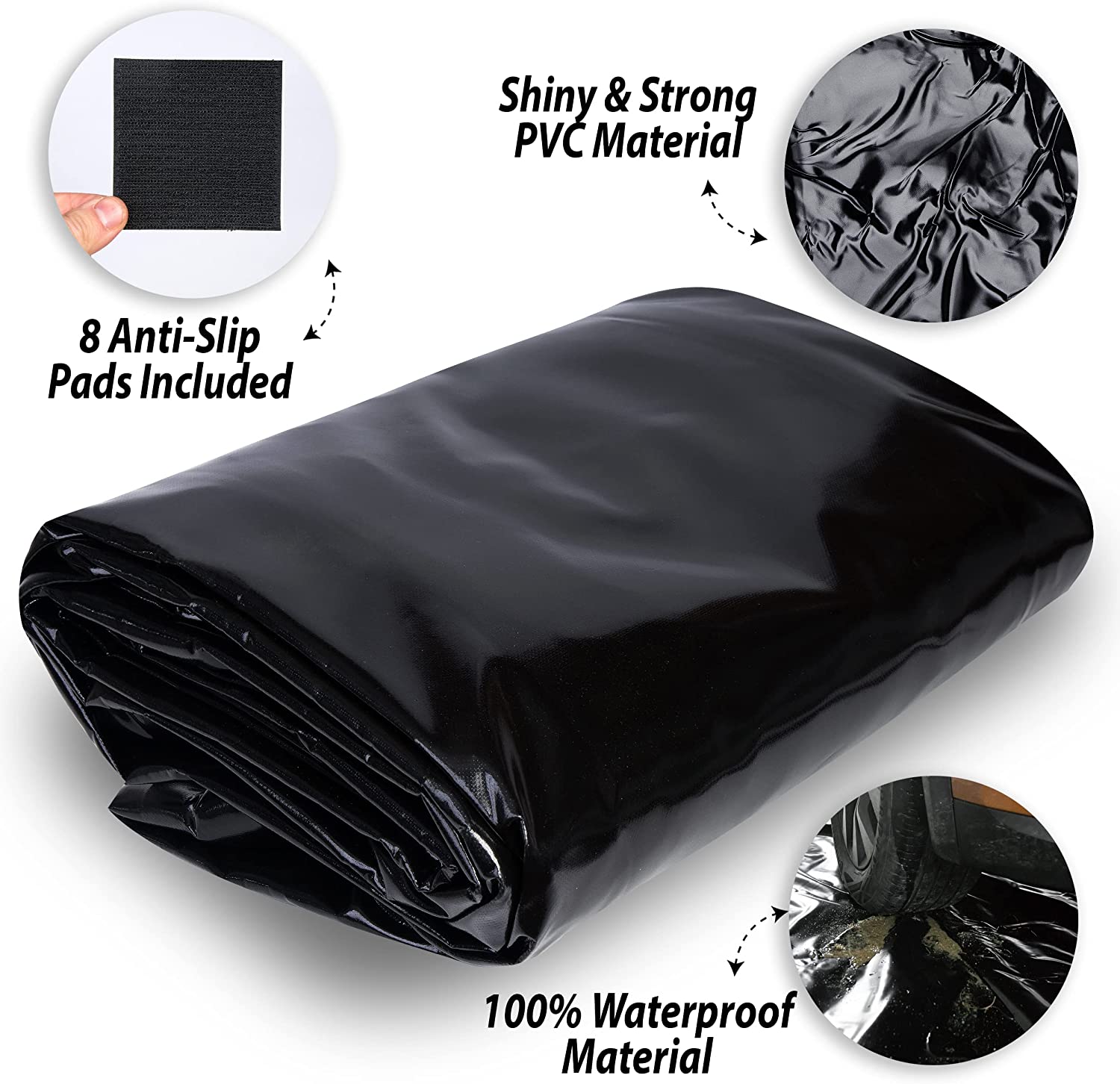 Zone Tech Containment Mats - Garage and Parking Area Floor Protection Cover Mat