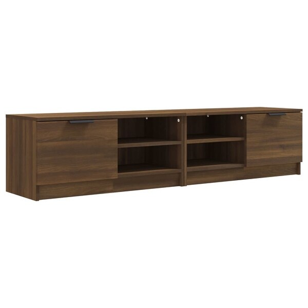 TV Cabinets 2 pcs Brown Oak 31.5