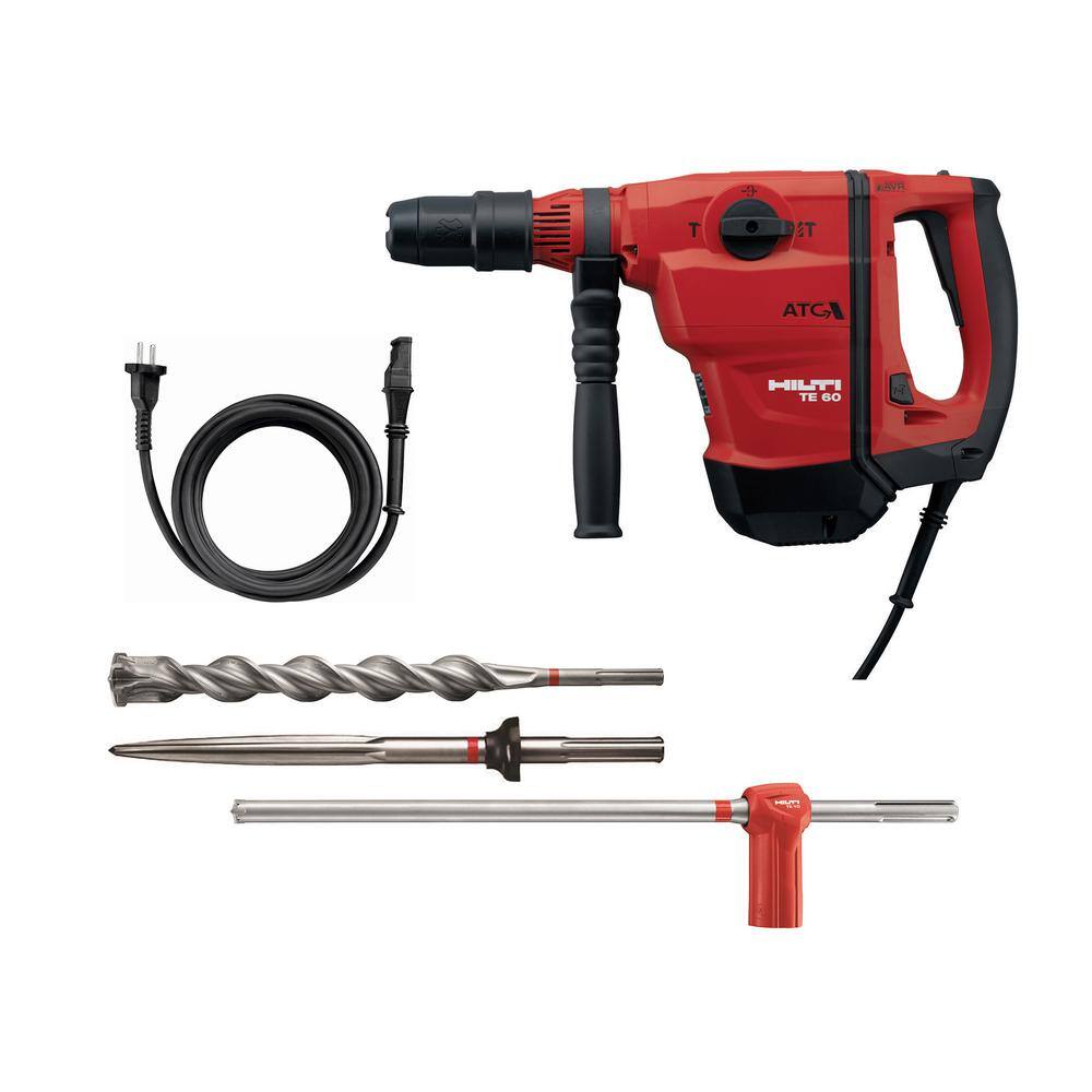 Hilti 13 Amp 120 Volt 34 in. Corded TE 60 AVRATC SDS-MAX Rotary Hammer with Active Torque Control (ATC) Performance Package 3564152