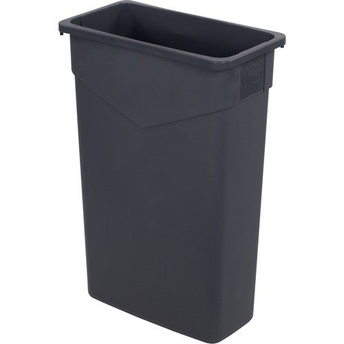 Carlisle 34202323 Trimline 23-Gallon Slim Rectangular Trash Can， Gray