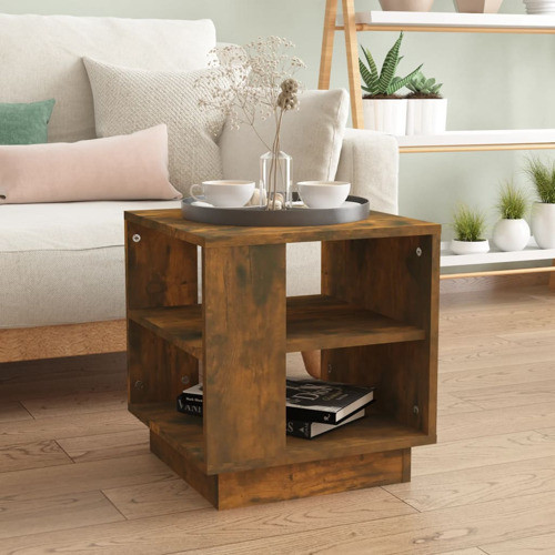 vidaXL Coffee Table Concrete Gray Engineered Wood Couch Side Living Room Table   Rustic   Coffee Tables   by vidaXL LLC  Houzz