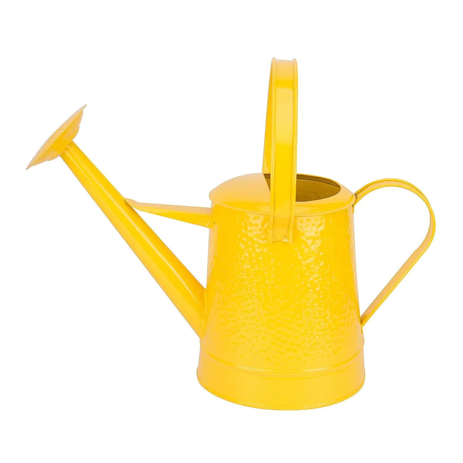 Indoor And Outdoor Plants Watering Modern Design Hammered Design Yellow Color Hand Painted  Water Cane  At Lowest Price
