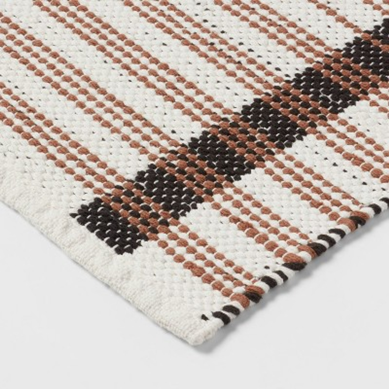 20x32 Modern Reversible Colorblock Striped Bath Rug - Threshold™