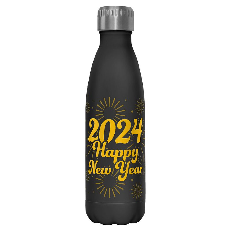 2024 Happy New Year 17-oz. Stainless Steel Water Bottle