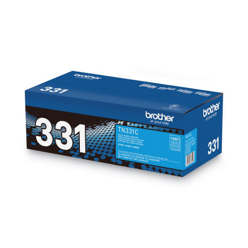 Brother TN331C Toner， 1，500 Page-Yield， Cyan