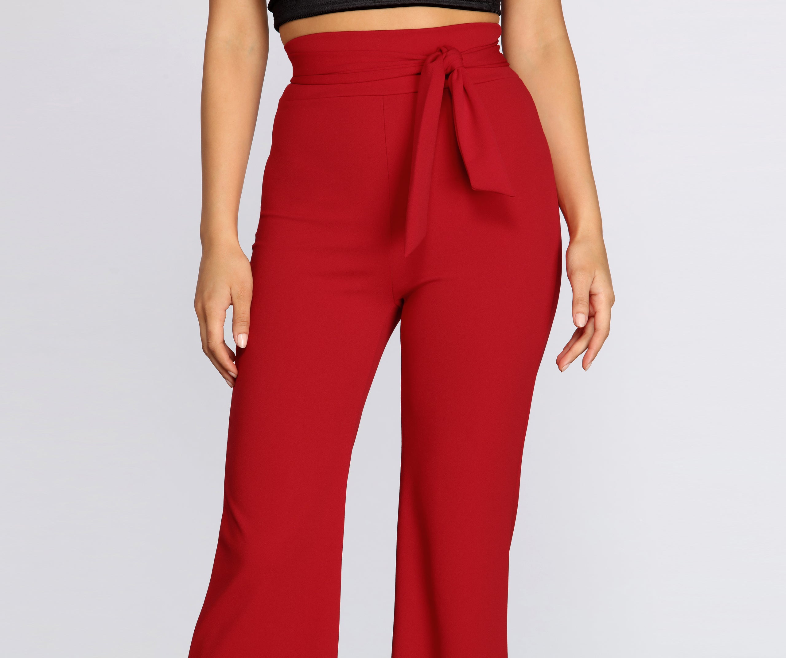 Dress To Impress Tie Waist Pants