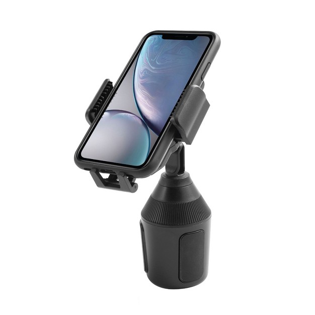 Insten Car Cup Cell Phone Holder Universal Mount Compatible With Iphone 12 12 Pro Max mini se 2020 11  Galaxy Android Black