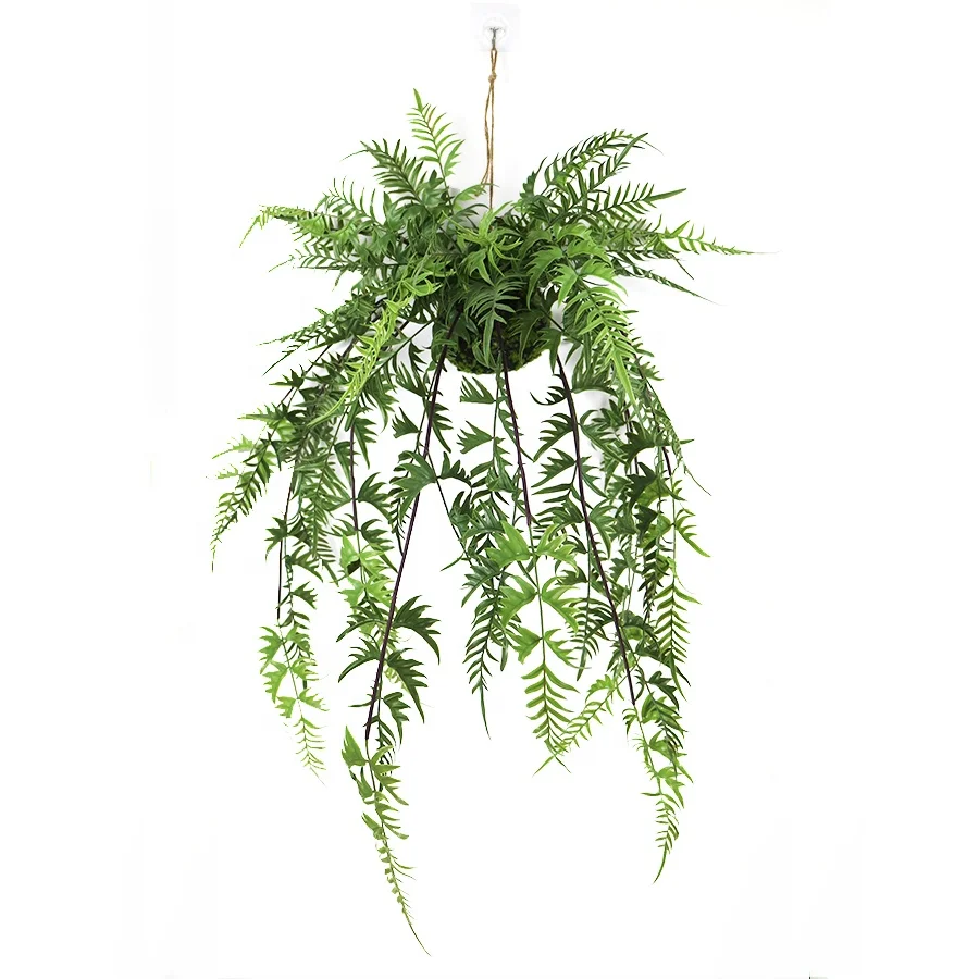 Supplies indoor decoration 80cm long simulation fern hanging plant