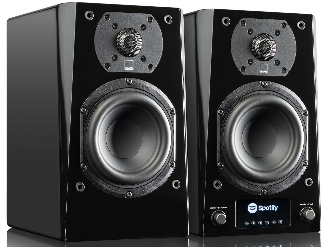 SVS Piano Gloss Black Prime Wireless Pro Powered Speakers (Pair)