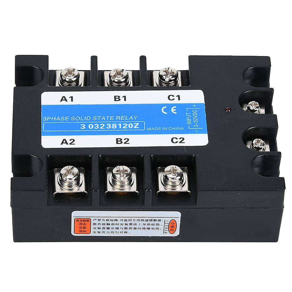 Three Phase Solid State Relay 3-32vdc Input Dc-ac Electrical Equipment For Cnc Machineryberm-3 032 38120z120a