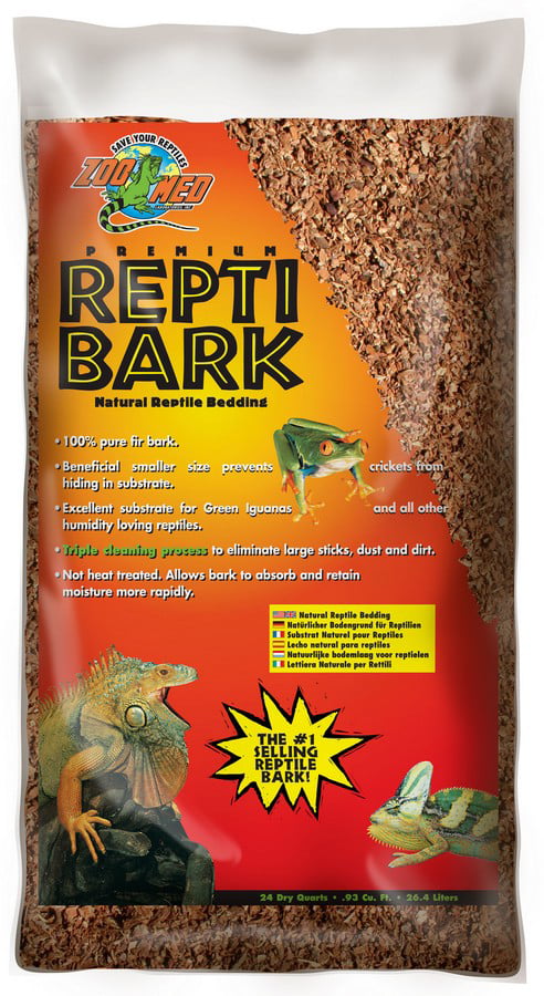 Zoo Med ReptiBark Natural Reptile Bedding， 24 qt