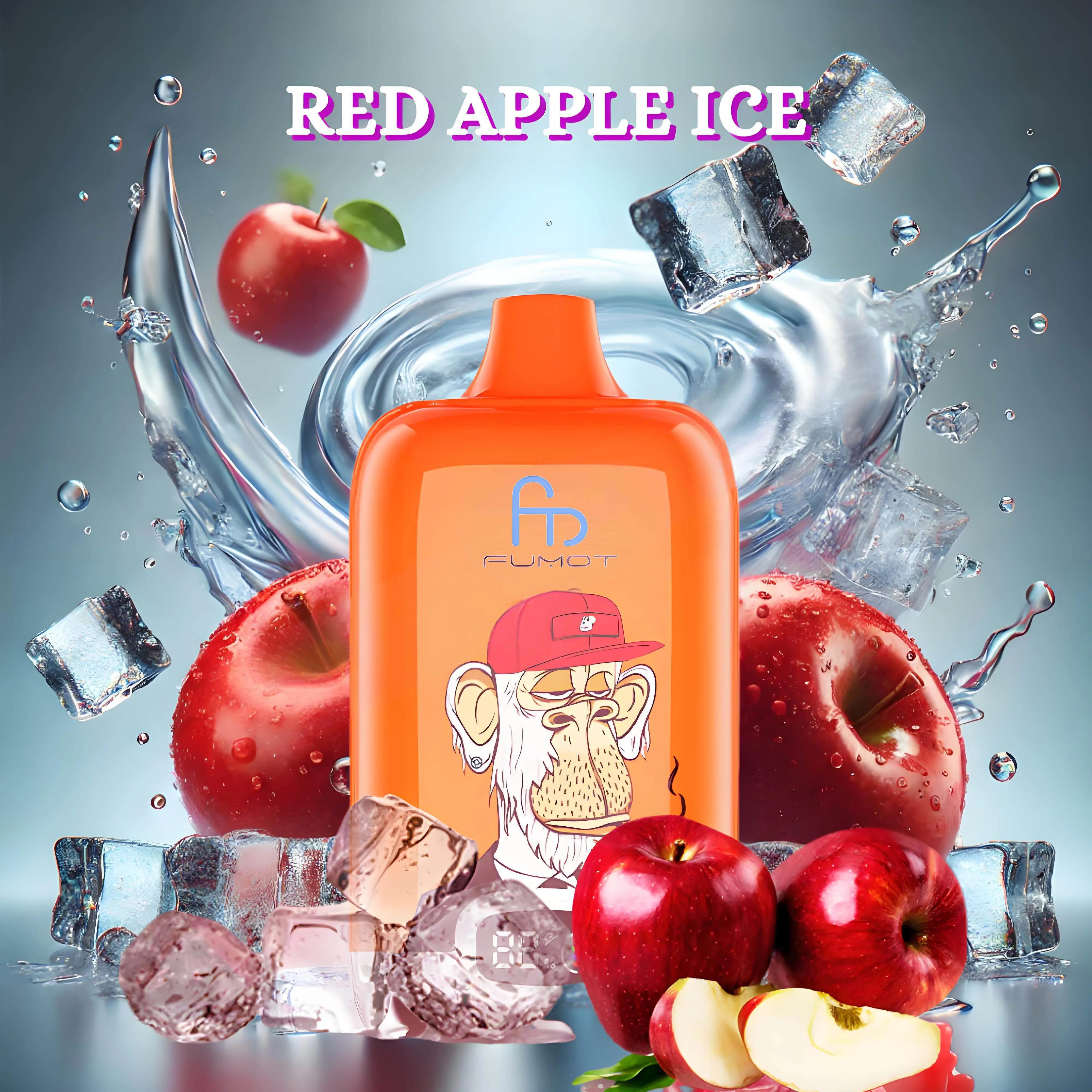 Fumot Tornado Digital Box 12000 Puffs - Red Apple Ice