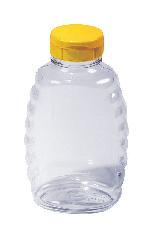 PLASTIC JAR 16OZ