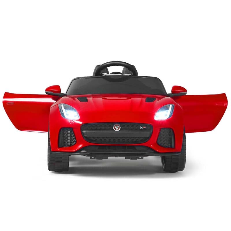 12V Jaguar F-Type SVR Licensed Kids Ride On Car, Battery Powered Riding Toy Car with Remote Control