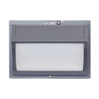 Honeywell 42-Watt Titanium Gray Integrated LED Outdoor Wall Pack Light 4000L ME014051-82R