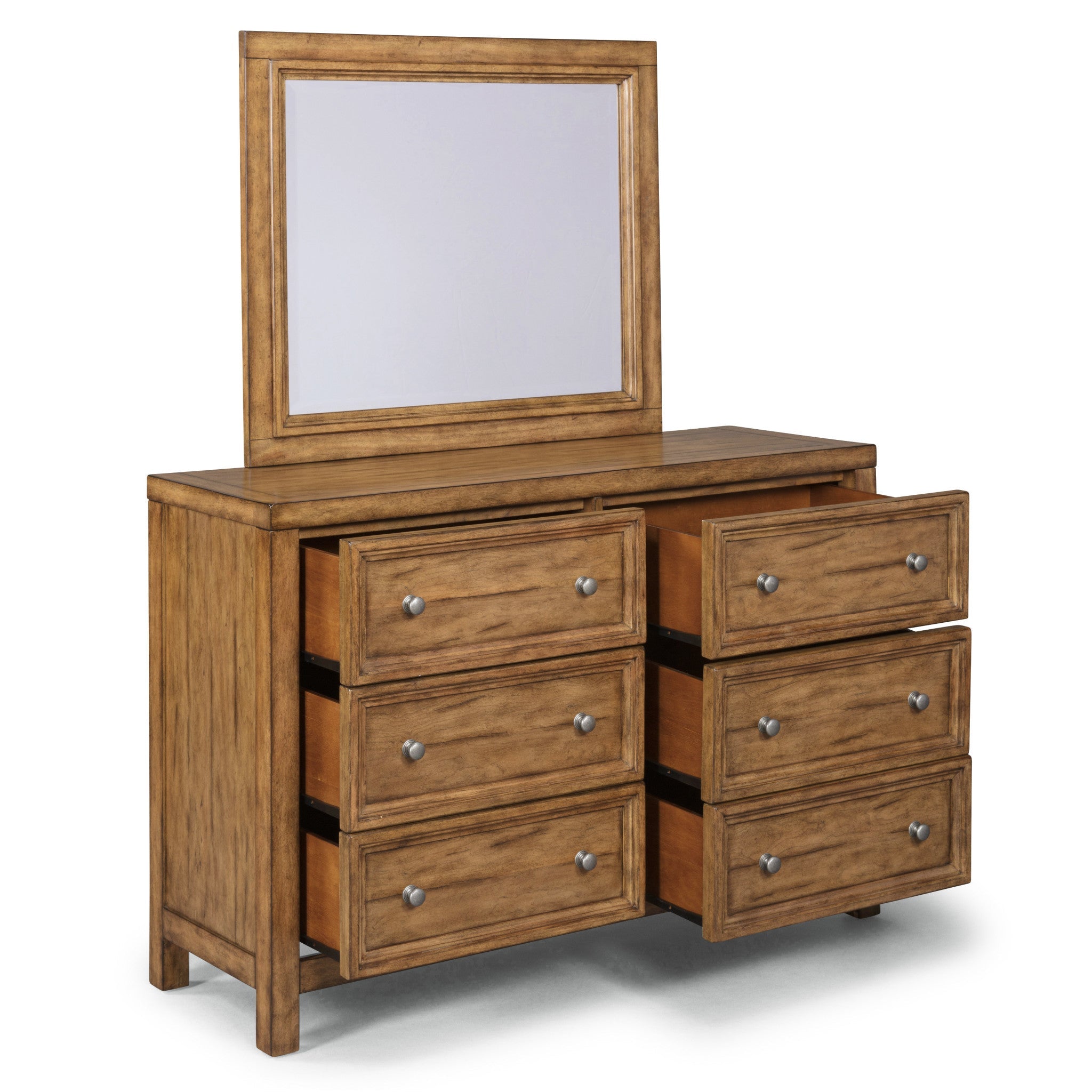 Sedona Brown Dresser with Mirror