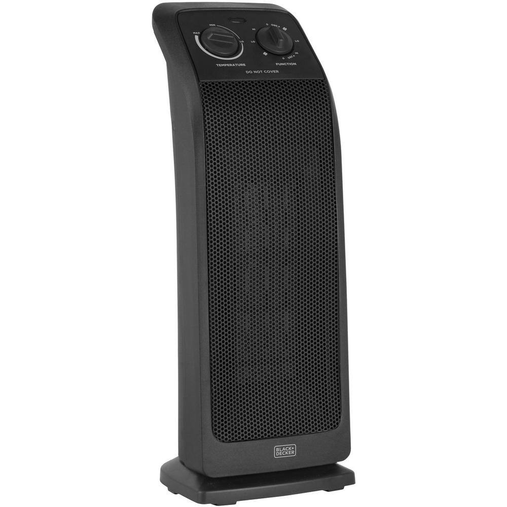 BLACK+DECKER 1500-Watt Electric Ceramic Tower Space Heater BHTC571