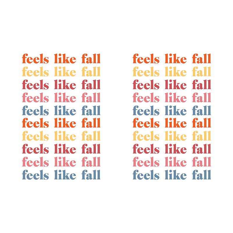 Feels Like Fall Stack Text 17-oz. Stainless Steel Water Bottle