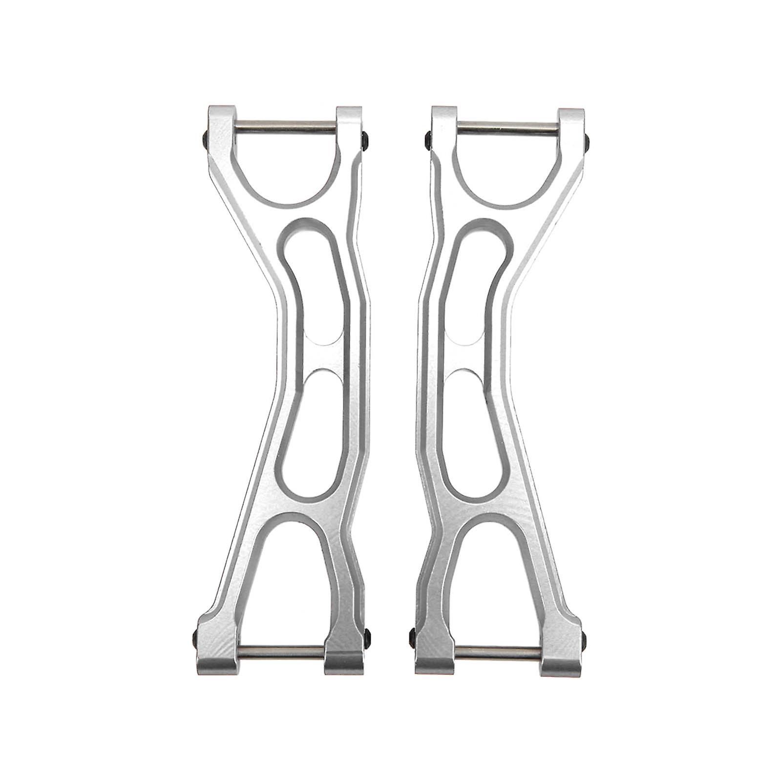 2pcs Rc Metal Front Rear Upper Suspension Arms For Traxxas 1/5 Rc Car Upgrade Partssilver