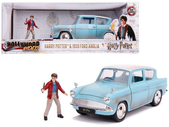 Jada 31127  1959 Ford Anglia Light Blue (Weathered...