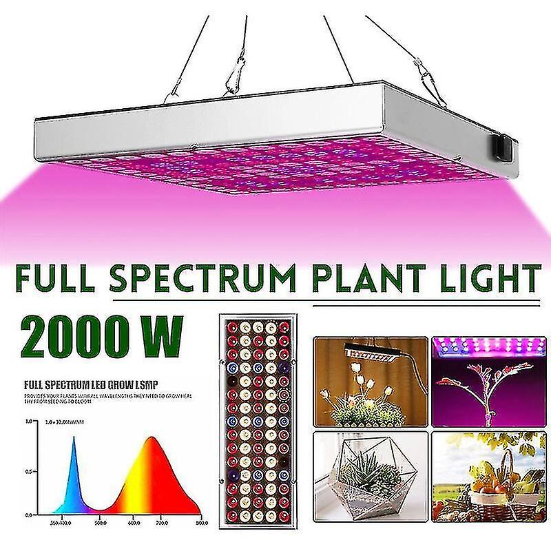 2000w Full Spectrum Led Plant Grow Light Veg Bloom Lamp Garden