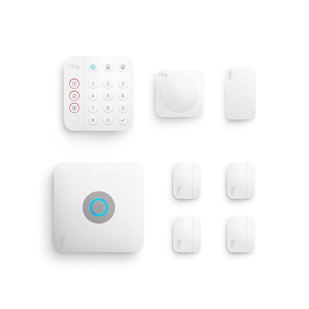 Ring Alarm Pro Wireless Security System 8 Piece Kit with Built-In Wifi Router (2nd Gen) B08HSTJPM5