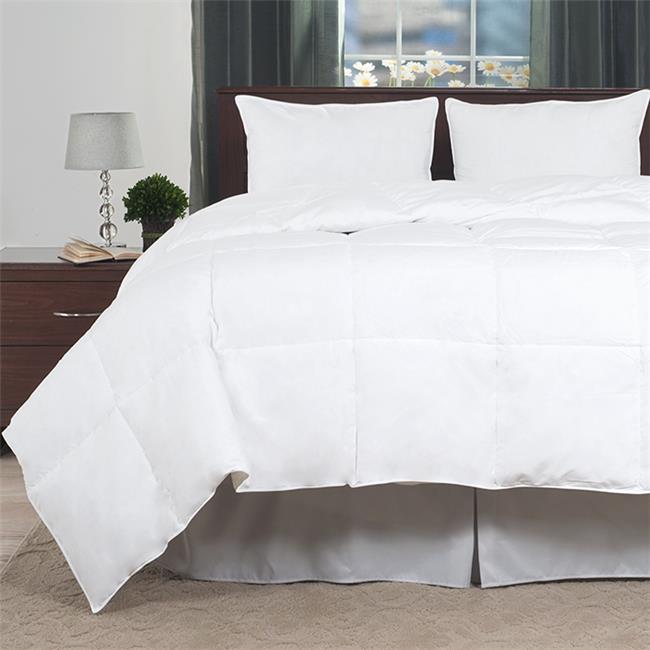 Bedford Homes 64A-10883 100 Percent Cotton Feather Down Blend Bedding Comforter - Twin Size