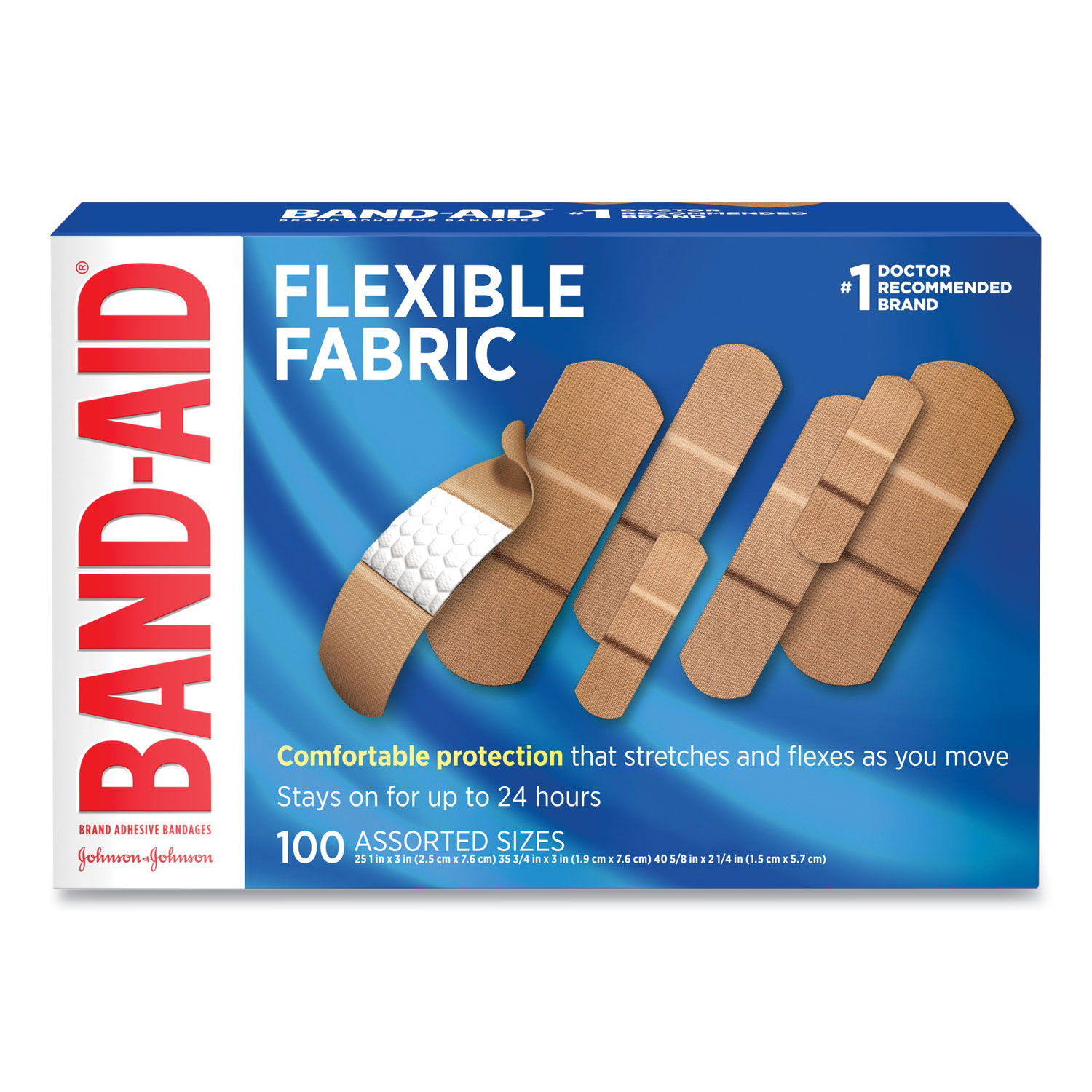 Flexible Fabric Adhesive Bandages by BAND-AIDandreg; JOJ11507800