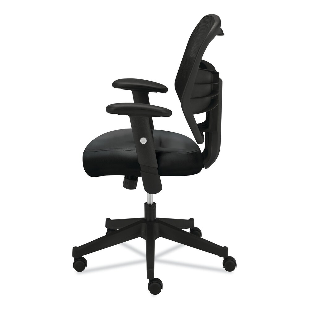 HON VL531 Mesh High Back Task Chair with Adjustable Arms  Supports Up to 250 lb  18\