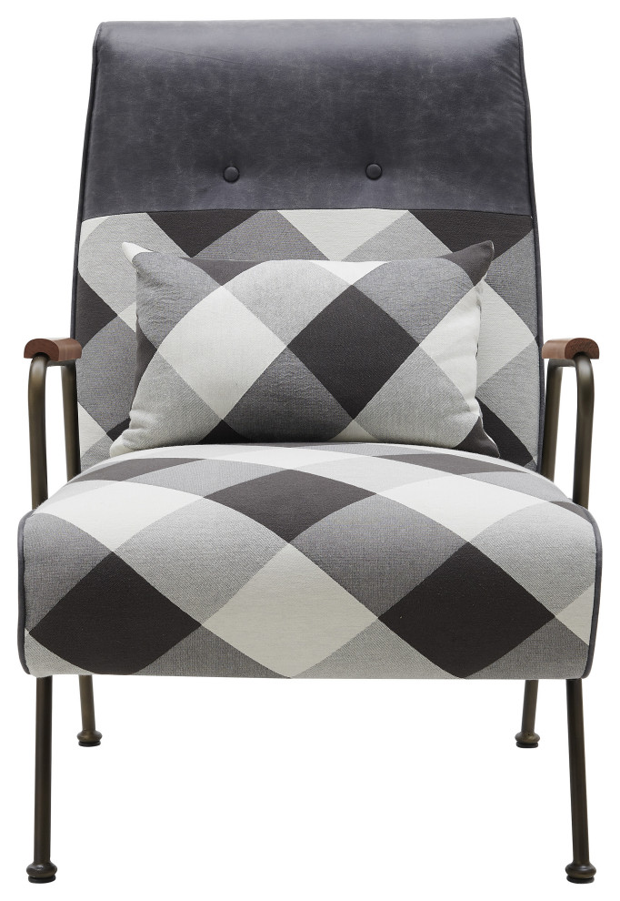 Kahlo Fabric Accent Arm Chair   Midcentury   Armchairs And Accent Chairs   by New Pacific Direct Inc.  Houzz