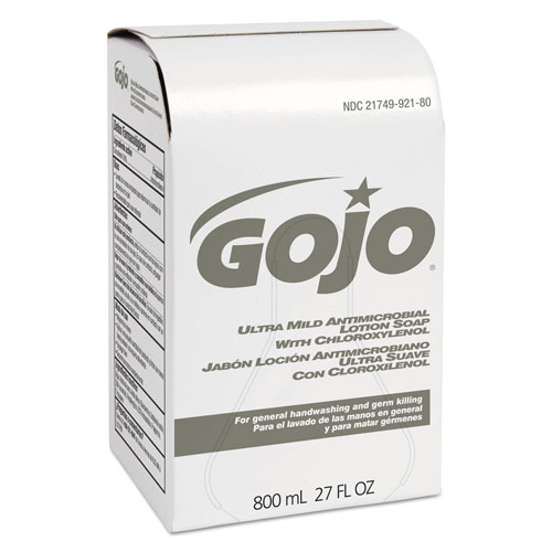 Gojo Ultra Mild Lotion Soap with Chloroxylenol Refill | Floral Balsam， 800 mL | GOJ921212EA