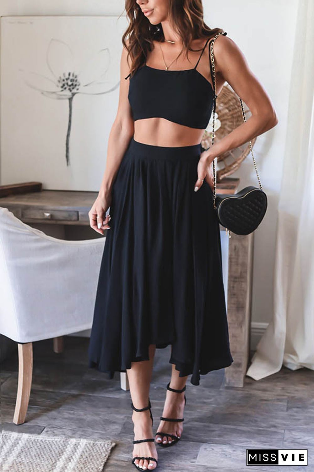 Meant To Be Two Piece Skirt Set