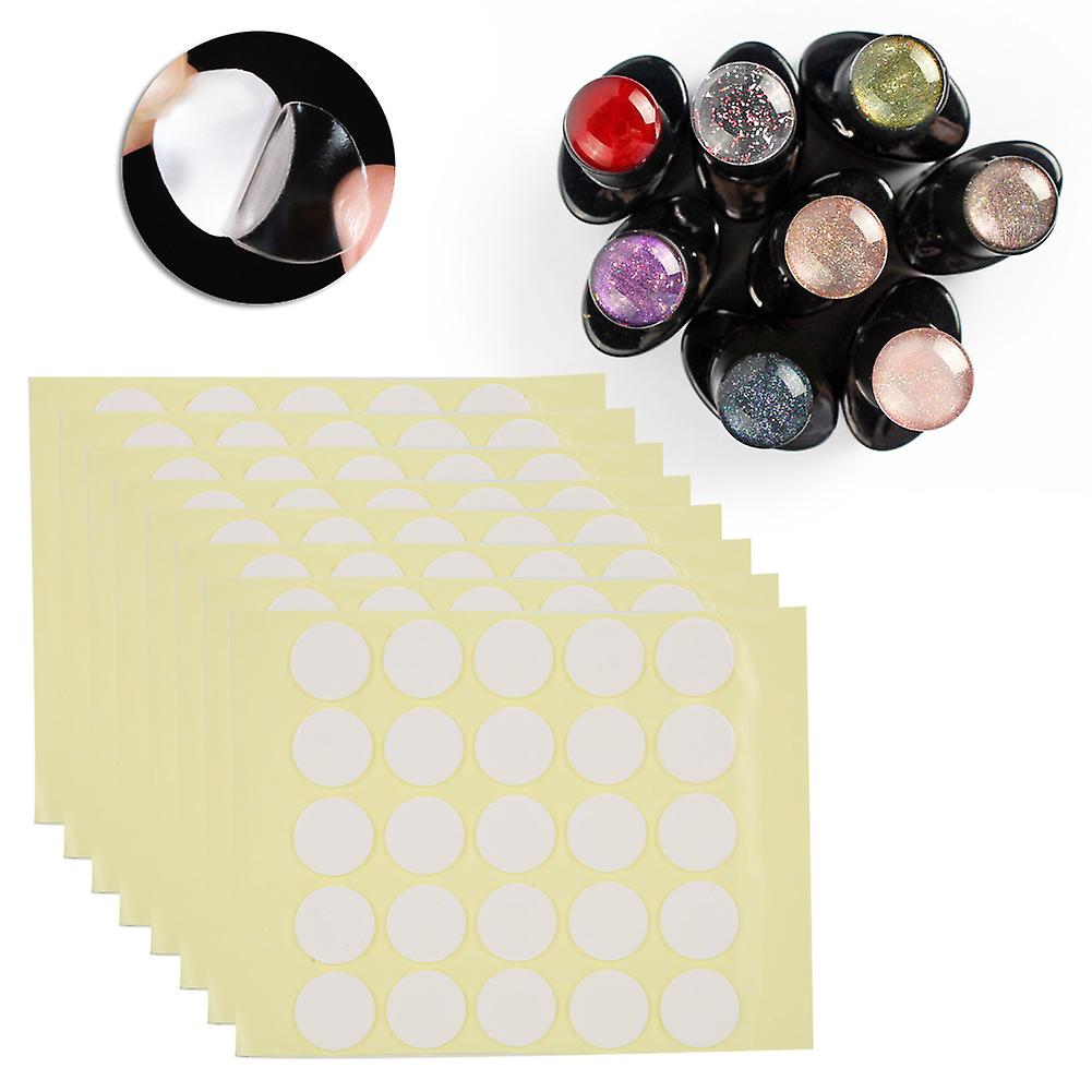 200pcs Transparent Round Double Sided Tape Sticker Strength Adhesive Sticker Nail Art15mm