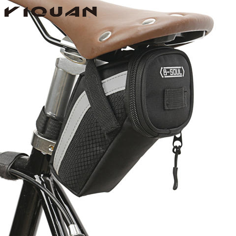 Bicycle Tail Bag Mountain Road Bike Saddle Bag Waterproof Cycling Accessory Durable Rear Seat Bag