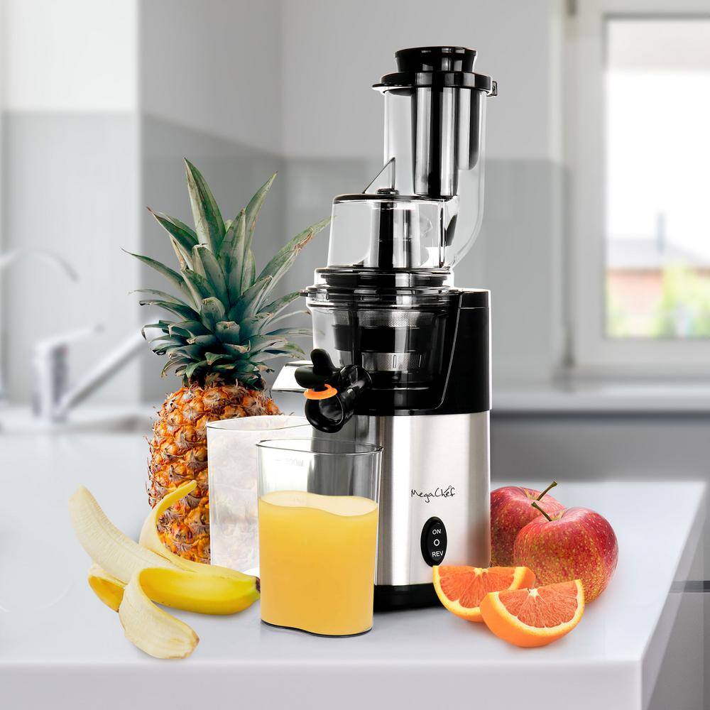 MegaChef Pro Stainless Steel Slow Juicer 985117796M