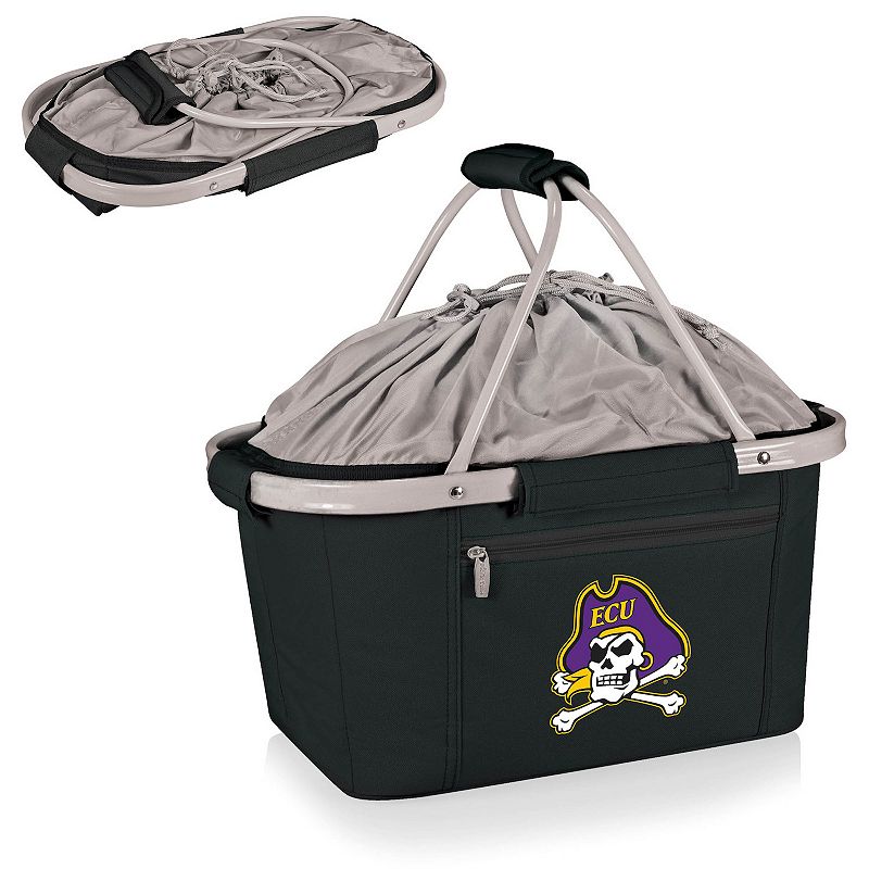 Picnic Time East Carolina Pirates Metro Basket Collapsible Cooler Tote