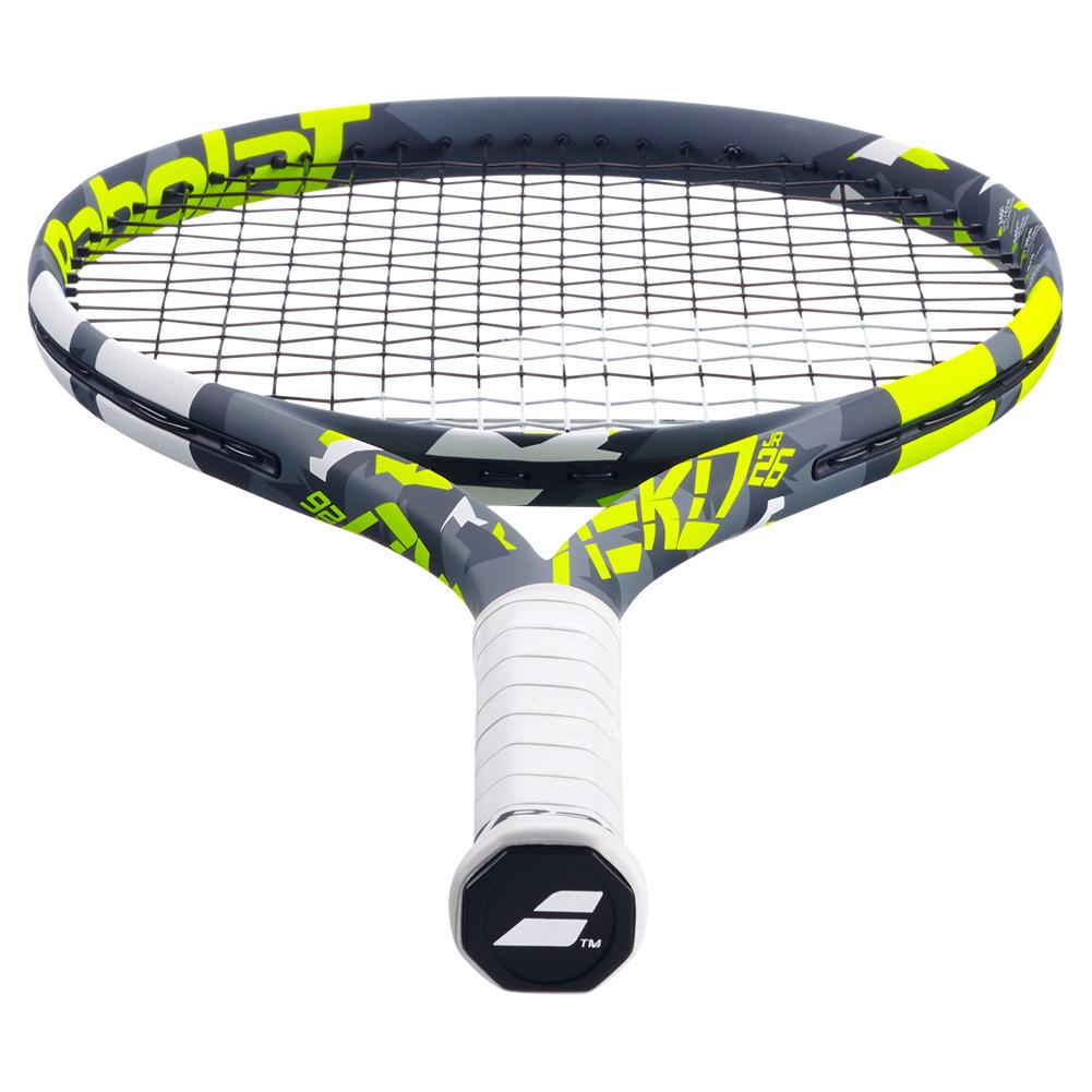 Aero Junior 26 Prestrung Tennis Racquet Grey and Yellow