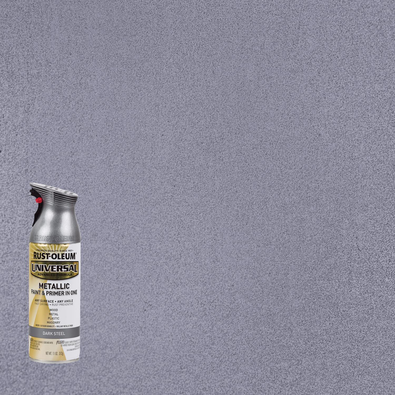 Rust-Oleum Universal Dark Steel Metallic Spray Paint 11 oz