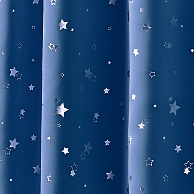 Window Curtainworks 1-Panel Starry Night Room Darkening Window Curtain