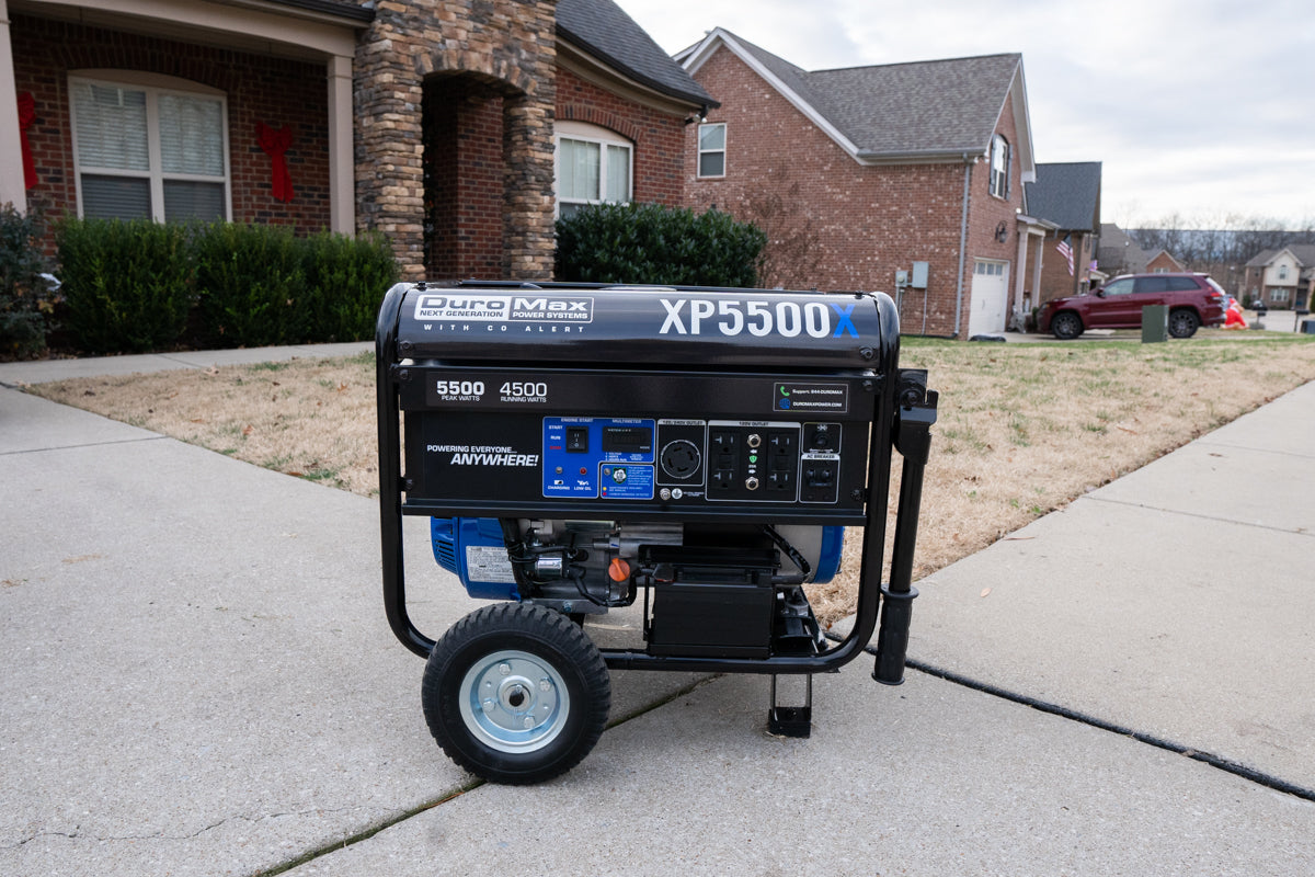 5,500 Watt Gasoline Portable Generator w/ CO Alert