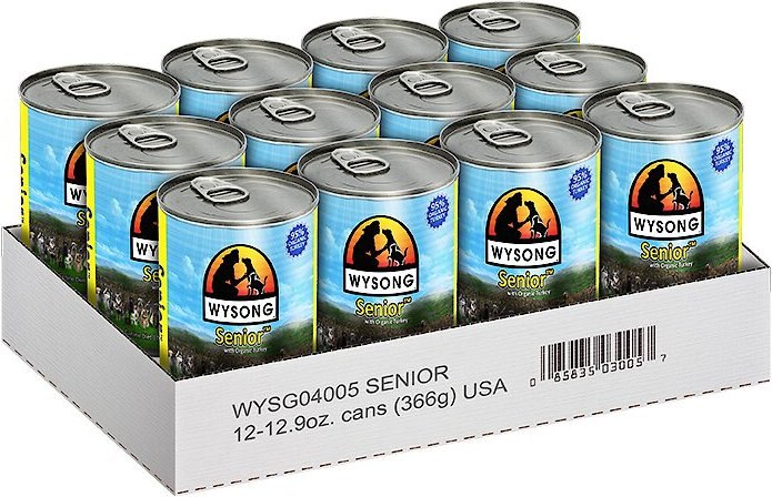 Wysong Senior with Organic Turkey Canned Dog Food