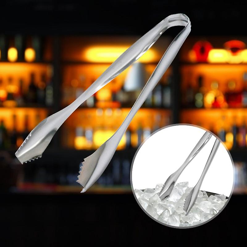 Stainless Steelc Sugar Tongs Ice Cube Clip Portable Baking Bread Food Tong Home Kitchen Coffee Bar Supplies