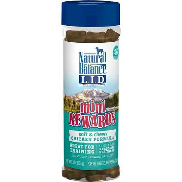 Natural Balance LID Mini Rewards Chicken Formula Soft and Chewy Dog Trea