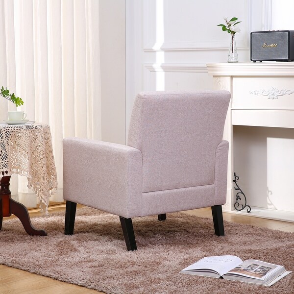 Tufted Upholstered Comfy Reading Accent Chairs Sofa