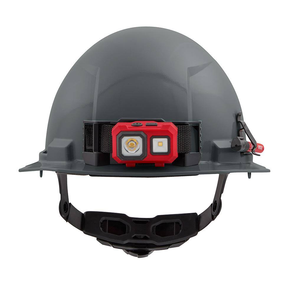 MW BOLT Gray Type 1 Class E Front Brim Non-Vented Hard Hat with 6-Point Ratcheting Suspension (10-Pack) 48-73-1134X10