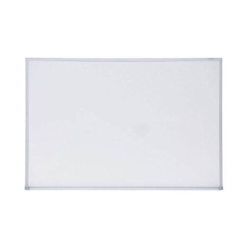 Universal Dry Erase Board， Melamine， 36 x 24， Satin-Finished Aluminum Frame (43623)