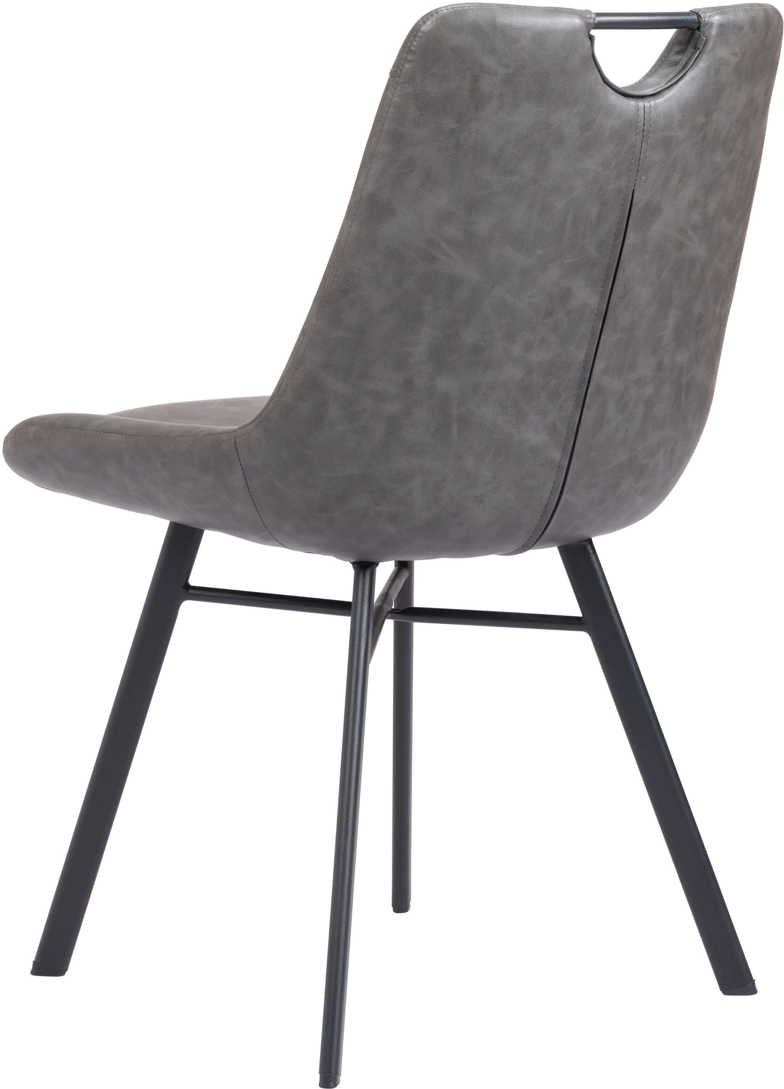 Tyler Gray Velvet Dining Chair， Set of 2